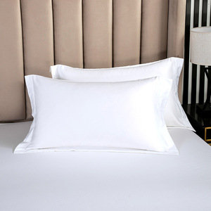 Juego de Ropa de Cama de Satén, Suave, Transpirable, Personalizable, Blanco, de Cinco Estrellas, al por Mayor, Juego de Cuatro Piezas con Sábanas y <span class=keywords><strong>Funda</strong></span> de Edredón - Product Image 3