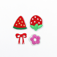 Patch thermocollant brodé 3D personnalisé, motif floral, lettre, logo, chapeaux western, patchs tissés, vêtements, croix
