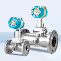 Precession Vortex Débitmètre En Acier Inoxydable 4-20mA RS485 Sortie DN100 Mesure Précise De Gaz Naturel Oxygène Air OEM