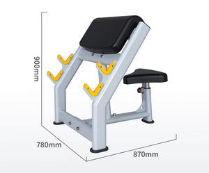 Banc de musculation Preacher Curl pour biceps, entraînement de force des bras, équipement de fitness à domicile, vente en gros, faible MOQ, direct usine - Product Image 6