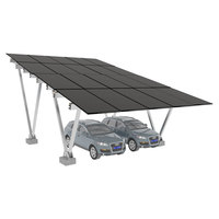 Abri voiture énergie solaire résidentiel/commercial PV Carport EV chargeant un auvent solaire pour véhicules