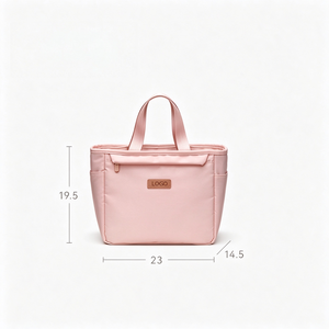 Best Selling Stylish Polyester Waterproof Large Capacity Lunch Bag Cooler Insulated Storage <b>Handbag</b> for Picnics Wholesale <b>Kids</b> - Product Image 3