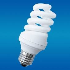 หลอดไฟประหยัดพลังงานแบบเกลียวเต็มรูปแบบ CFL E27 6000K กลางวัน8000ชั่วโมง80lm/w CRI 80 AC 220V ฐานพลาสติกรับประกัน2ปี - Product Image 5