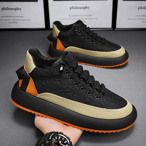 รองเท้าผ้าใบลำลองสำหรับผู้ชายสไตล์เดินทนทานระบายอากาศได้ดีสไตล์ใหม่ zapatillas deportivas OEM/ODM - Product Image 2
