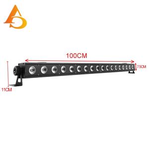 Luz de Pared LED RGBW 4 en 1 de 18 Piezas * 10 W con Control de Punto y Color Completo, Barra de Luz DMX 512 - Product Image 3