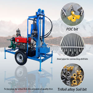 200m 300m 깊이 완전 자동 바퀴 핵심 드릴 장비 가정용 우물 드릴링 머신 유압 물 우물 - Product Image 6