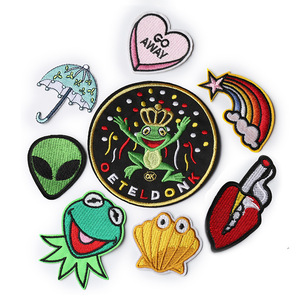 Tùy Chỉnh Sắt Trên Các Bản Vá Lỗi Cho Bán Máy Thêu Phim Hoạt Hình Cầu Vồng Ếch Thẻ Cho Quần Áo Trang Trí Và Sửa Chữa Lỗ - Product Image 5