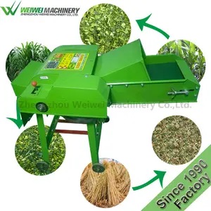 Weiwei machine de traitement des aliments pour animaux machine de découpe d'alimentation d'herbe inde