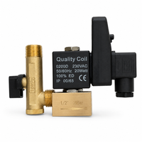 Válvula Solenoide Neumática de Latón para Sistema de Tratamiento de Aguas Residuales Médicas, Aguas Residuales Marinas y Aguas Grises 2/2