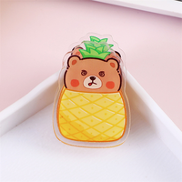 Clips en PP acrylique personnalisés double face avec formes de dessins animés, imprimés en couleur, pour anime et dessins animés
