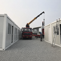 Profitez d'une forte résistance au feu et d'une surface personnalisable avec une maison conteneur assemblée, une maison mobile pour bureau temporaire ou dortoir