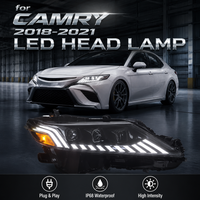 Phares à LED haute luminosité Nafu pour Toyota Camry, étanches IP67, résistants aux vibrations, faciles à installer et à modifier.