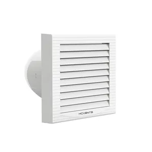 KCvents 6 Inch Automatic Shutter Small Bathroom Window Exhaust Fans