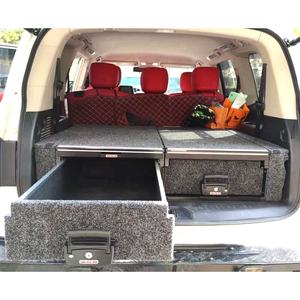 Tiroir coulissant VRD4X4 pour benne de pick-up Nissan Patrol Y62, avec support pour réfrigérateur, tiroir à roulettes 4x4, servant de lit pour le camping et les voyages tout-terrain - Product Image 2