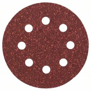 BOSCH - 2609256A18 Jeu de feuilles abrasives avec 8 trous pour ponceuses orbitales-EAN 3165140614344 ABRASIVES ABRASIVE PAPERS - Product Image 1