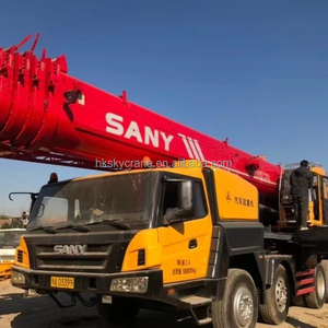 Grue sur camion d'occasion Sany 90 tonnes, pièces d'origine, bon état - Product Image 1