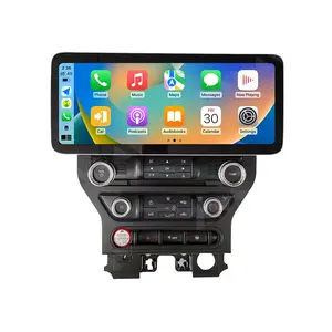 12.3 인치 포드 머스탱 2015-2021 자동차 GPS 네비게이션 자동 스테레오 멀티미디어 플레이어 헤드 유닛 carplay FM/AM