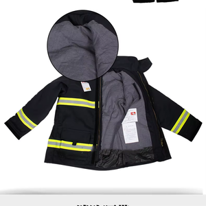 Vêtements de Sécurité <span class=keywords><strong>Pompier</strong></span> Bottes Casque Équipement Sauvetage d'Urgence Uniforme de Lutte contre l'Incendie Tenue d'Intervention - Product Image 2