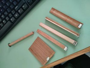 Mèche de bougie en bois de haute qualité avec base à clip, pour la fabrication de bougies artisanales en cire de soja, sans fumée, avec son éclat croissant - Product Image 2