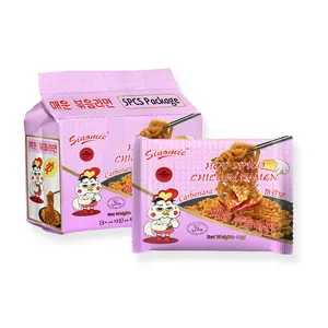 SINOMIE Korean <strong>Ramen</strong> Wholesale HALAL Noodles Buldak <strong>Ramen</strong> Noodles 2x Spicy <strong>pink</strong> Buldak <strong>Ramen</strong> - Product Image 1