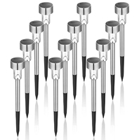 Lampes de jardin solaires à LED au design moderne projecteur de chemin paysager à lumière chaude étanche pour l'extérieur en gros pour une utilisation souterraine