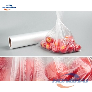 Factory Wholesale Price Customized Clear PE Plastic Produce Bag Roll Great for Food <b>Storage</b> Flat <b>Open</b> Poly Bags - Product Image 6