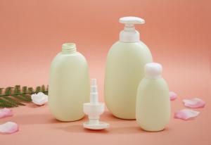 Bottle Plastic Frosted With Pump Good Quality 300ml Latex Bottle PE Plastic Frosted Hair Shampoo Bottle With Pump