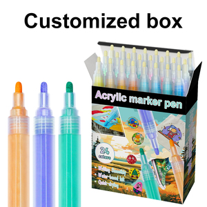 KHY Tranh Vẽ Nghệ Thuật Cho Phác Họa Màu Sắc Tranh Chang Cho Trẻ Em Acyline Acrilyc Bộ Bút Đánh Dấu Graffiti Acrylic - Product Image 4