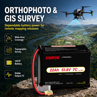 Baterai Drone Lithium Polymer 51.8V 22Ah 7C Waktu Terbang Lama untuk Drone Industri Pengiriman Kargo Pemetaan Patroli Penyelamatan Kebakaran