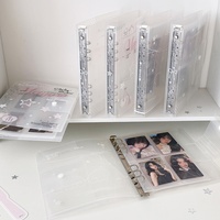 Album Foto PVC Custom, Album Penyimpanan Memo/Kwitansi DIY untuk Pelajar, Binder Photocard K-pop, Album Kenangan