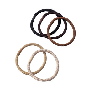 Coletero de Tela de Alta Elasticidad para Cola de Caballo, Color Sólido, Sarga, Uso Diario, Accesorios para el Cabello de Mujer - Product Image 5
