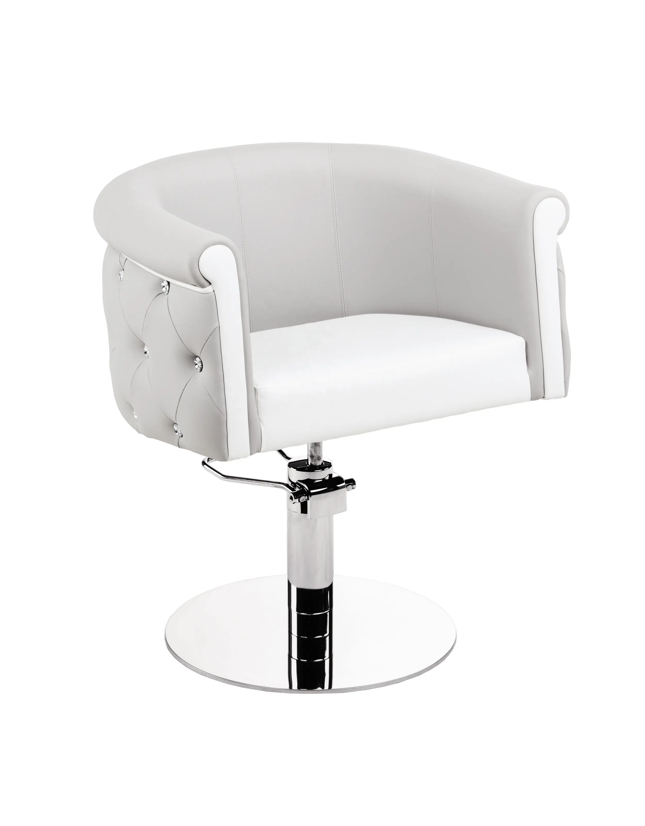 Salone di design di lusso attrezzature decorano cristallo sedia taglio di capelli sedia barbiere