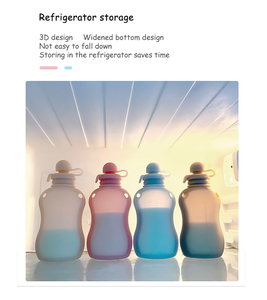 Bolsas de leche <span class=keywords><strong>materna</strong></span> allaitement silicone congélateur organisateur maman lait nourriture collection poche bouteille lait maternel sac de stockage - Product Image 3