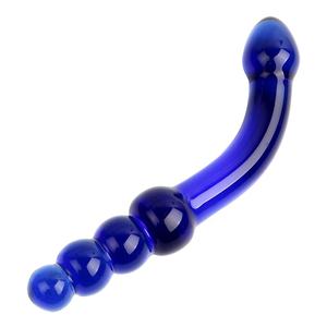 क्रिस्टल गुदा मनकों बट प्लग प्रोस्टेट मालिश जी स्पॉट सुंदर महिलाओं बिल्ली हस्तमैथुन के लिए यथार्थवादी गिलास <span class=keywords><strong>dildo</strong></span> - Product Image 1