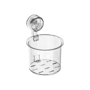 Yimijia Wall Mounted Storage Cup Circular Suction Mount Drainable For Bathroom Skincare Cosmetics - Product Image 5