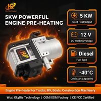 Chauffage au diesel OkyRie 5KW de petite taille pour camping-car, mini-camion, faible consommation de carburant