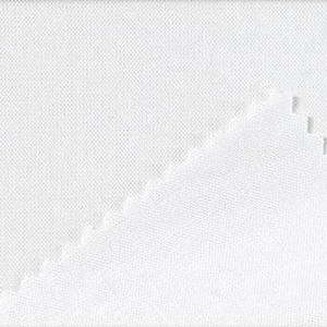 Haute qualité couleur blanche unie tissé 140gsm viscose chemise dames robe 70% rayonne tissu bébé 30% lin tissu avec logo personnalisé - Product Image 4