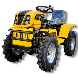 9~18hp agricultural purpose multi-function 4 wheel with seat tractor with accessories