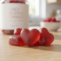 Gummies de créatine monohydrate végétaliennes, 60 unités, stimulant immunitaire, gain musculaire, amélioration des performances, pour tous sauf les femmes enceintes