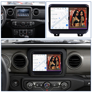 Serie Katana de 120W X 6CH para <span class=keywords><strong>Jeep</strong></span> Wrangler <span class=keywords><strong>Rubicon</strong></span> 2018-2020, Radio para Auto con Android 14, Reproductor de DVD, Navegación, Multimedia, 8+256GB - Product Image 2