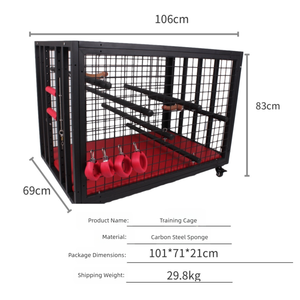 Scarletsin F-8 Gabbia per Cani 100% Impermeabile per BDSM, Giocattoli Sessuali, Strumenti di Addestramento, Divertimento in Camera da Letto, Punizione e Fissaggio - Product Image 2