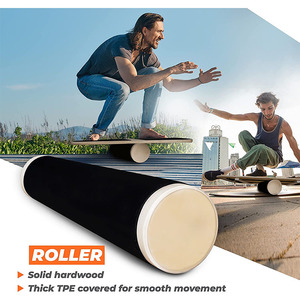 <strong>Balance</strong> Board Trainer Wooden <strong>Exercise</strong> Balancing Board with Roller <strong>for</strong> Improving <strong>Balance</strong> - Product Image 6