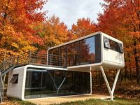 Fournisseur chinois d'activités économiques : Hôtel capsule de jardin en structure d'acier préfabriquée, Cabine Apple, Conteneur, Petite maison