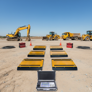 Balances de pesage d'essieux portables 5-20 tonnes par plateau, affichage LCD/LED, support OEM/ODM personnalisé, acier inoxydable - Product Image 4