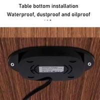 Chargeur sans fil longue portée de 20 mm sous le bureau, meubles de bureau, chargeur sans fil invisible pour téléphone portable