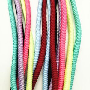 Cordones Redondos Personalizados de 3 mm, 9 mm, 10 mm para Sudaderas, Cordones Planos al por Mayor con Agujeta Metálica y Logotipo Grabado para Sudaderas - Product Image 2