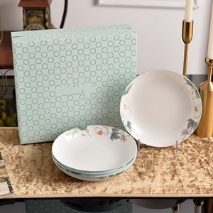 Hot Selling White Peony Series Exquisite Bone China Tableware Dishwasher Safe <b>For</b> Hotel - Product Image 4