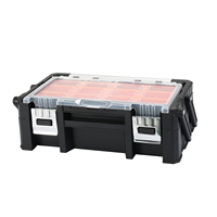 VERTAK poignée portable boîte de rangement pour pièces de rechange en plastique boîte de rangement à 18 compartiments pour vis