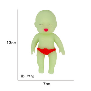 Jouet de poche portable en TPR, sensation douce et à récupération lente, poupée anti-stress amusante, cadeau de fête, vente chaude - Product Image 4