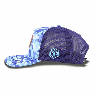 Gorra de malla tipo trucker de poliéster para deportes al aire libre de verano con visera curva de perfil alto Tcap China - Product Image 3